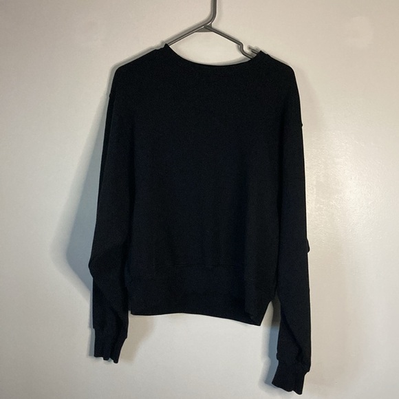 Brunette the label perfect crew (still on website) black M/L NWOT - Picture 3 of 8